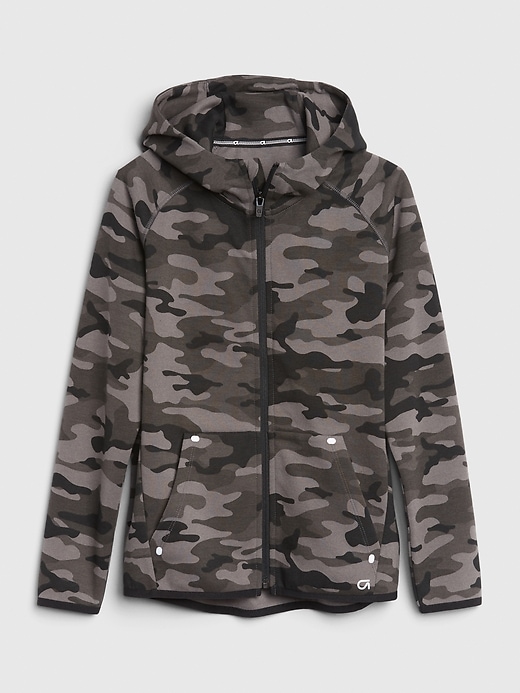 Image number 1 showing, GapFit Kids Fit Tech Hoodie