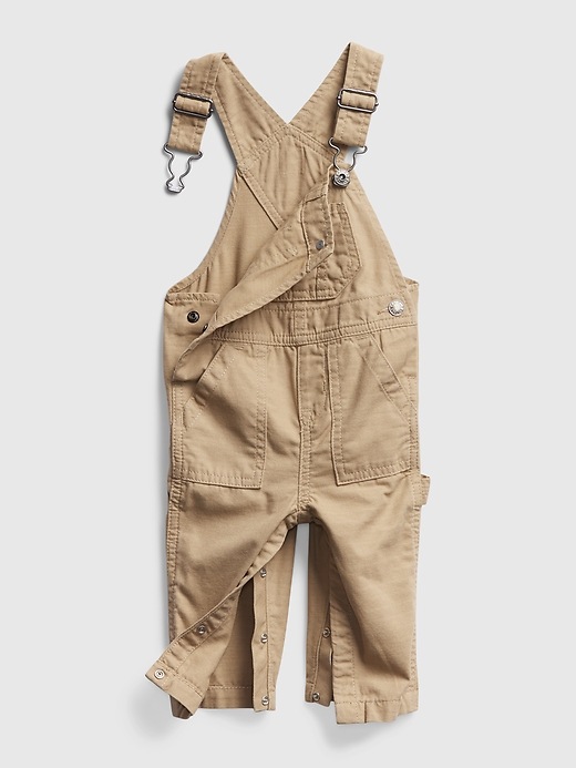 Image number 3 showing, Baby Woven Overalls