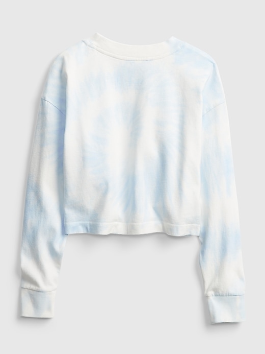 Image number 2 showing, Teen 100% Organic Cotton Tie-Dye Cropped T-Shirt