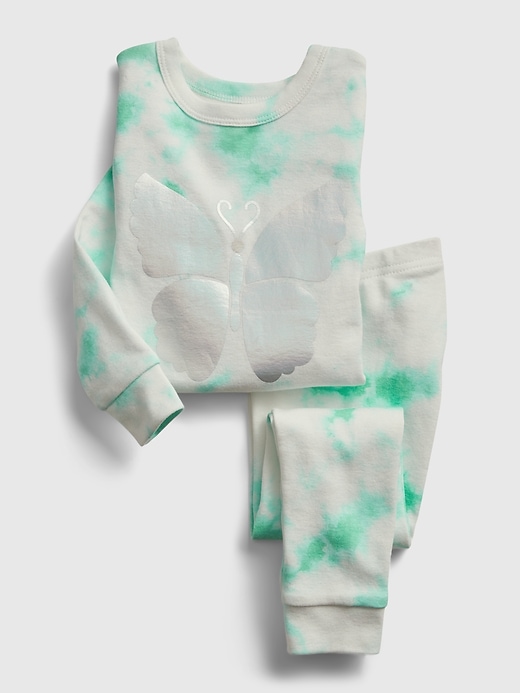 L'image numéro 1 présente Pyjama babyGap à motif de papillon teint par nœuds