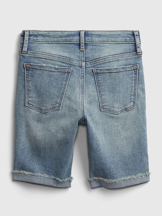 Image number 3 showing, Kids High-Rise Bermuda Shorts with Stretch