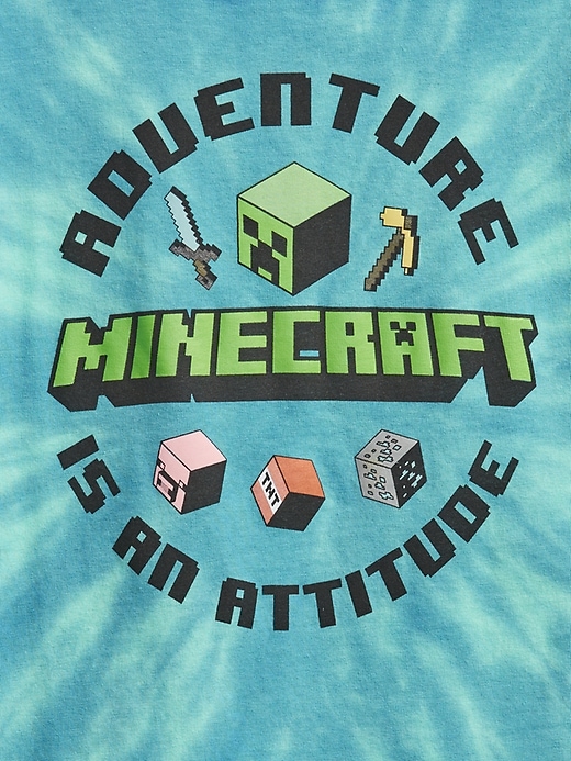 L'image numéro 3 présente T-shirt GapKids à imprimé Minecraft