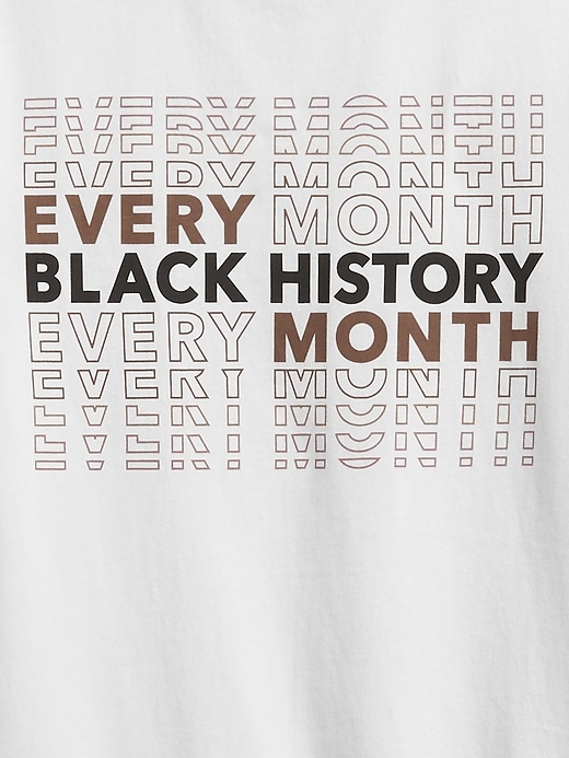 L'image numéro 3 présente T-shirt Mouvement Gap en l'honneur du Mois de l'histoire des Noirs pour Enfant