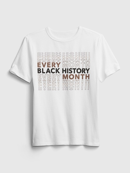 L'image numéro 1 présente T-shirt Mouvement Gap en l'honneur du Mois de l'histoire des Noirs pour Enfant