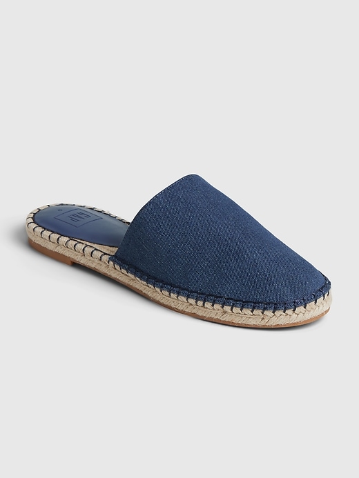 View large product image 1 of 1. Espadrille Slide-Ons