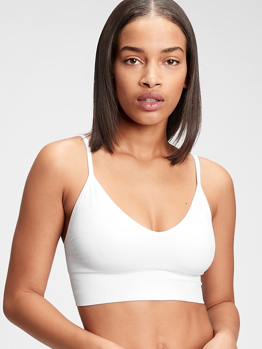 Image number 1 showing, Seamless Plunge Bralette