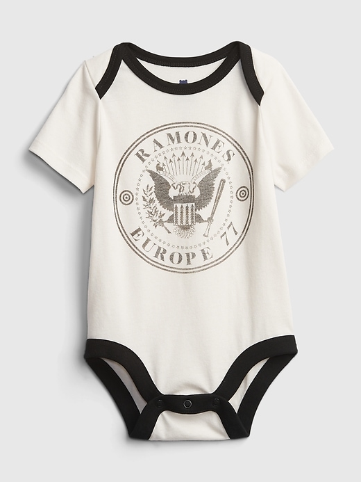 Image number 1 showing, babyGap | Band Graphic Bodysuit