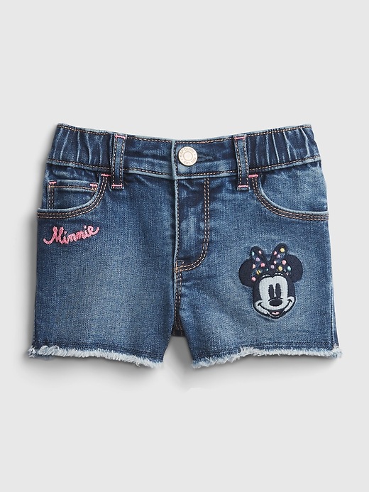 Image number 1 showing, babyGap &#124 Disney Minnie Mouse Denim Shorts with Washwell&#153