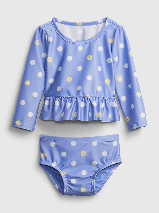 View large product image 1 of 1. Baby Print Swim Two-Piece