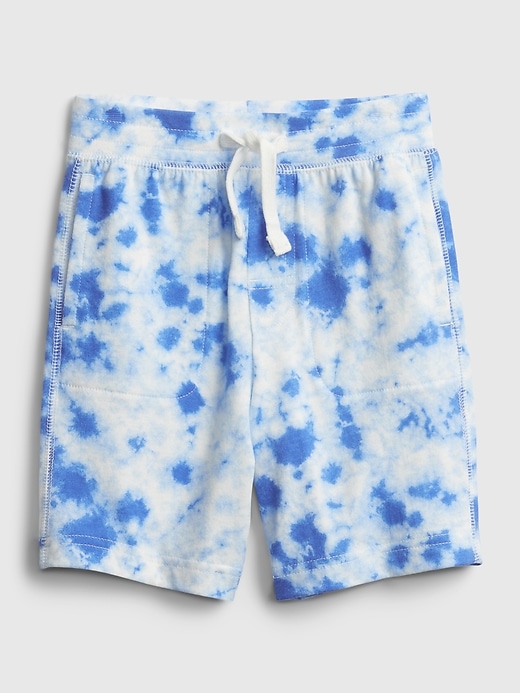 View large product image 1 of 1. Toddler  Organic Cotton Mix and Match Tie-Dye Pull-On Shorts