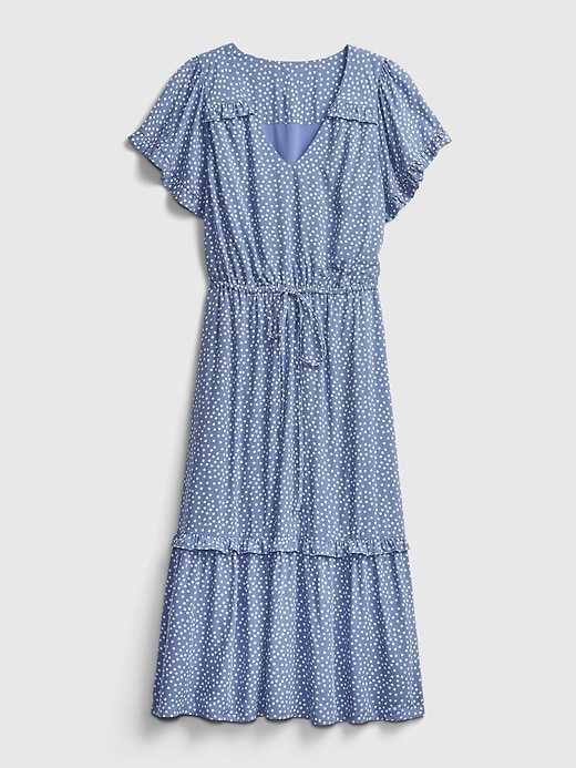 Image number 6 showing, Flutter Sleeve Midi Dress