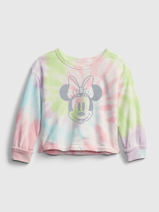 L'image numéro 1 présente Coton ouaté ras du cou à motif Minnie Mouse babyGap &#124 Disney