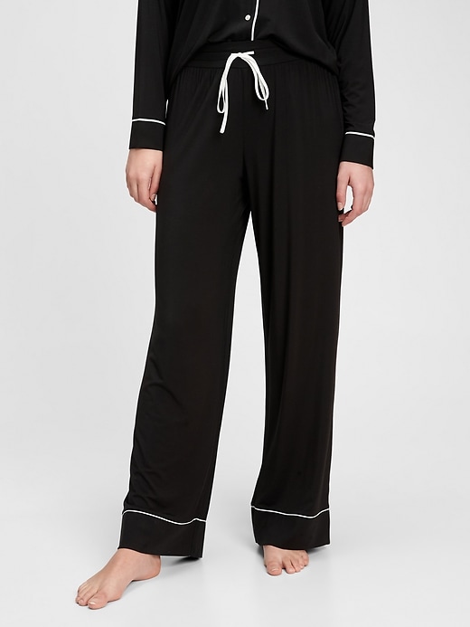 L'image numéro 9 présente Pantalon de pyjama en modal