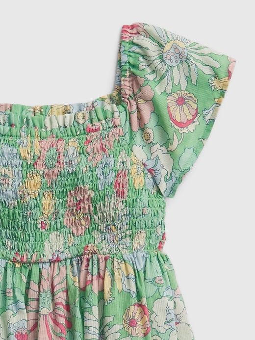 Image number 3 showing, Toddler Smocked Floral Dress