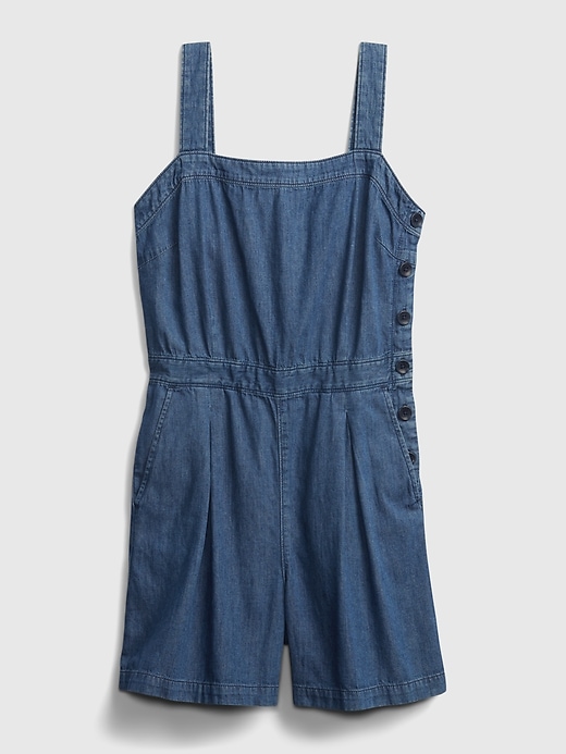 Image number 7 showing, Apron Denim Romper with Washwell&#153