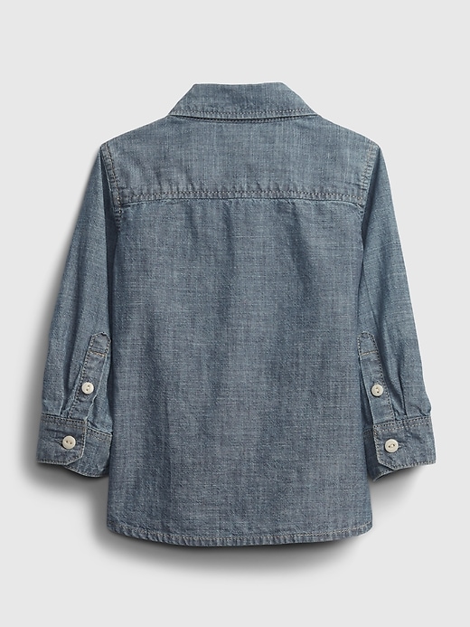 Image number 2 showing, Baby Chambray Shirt