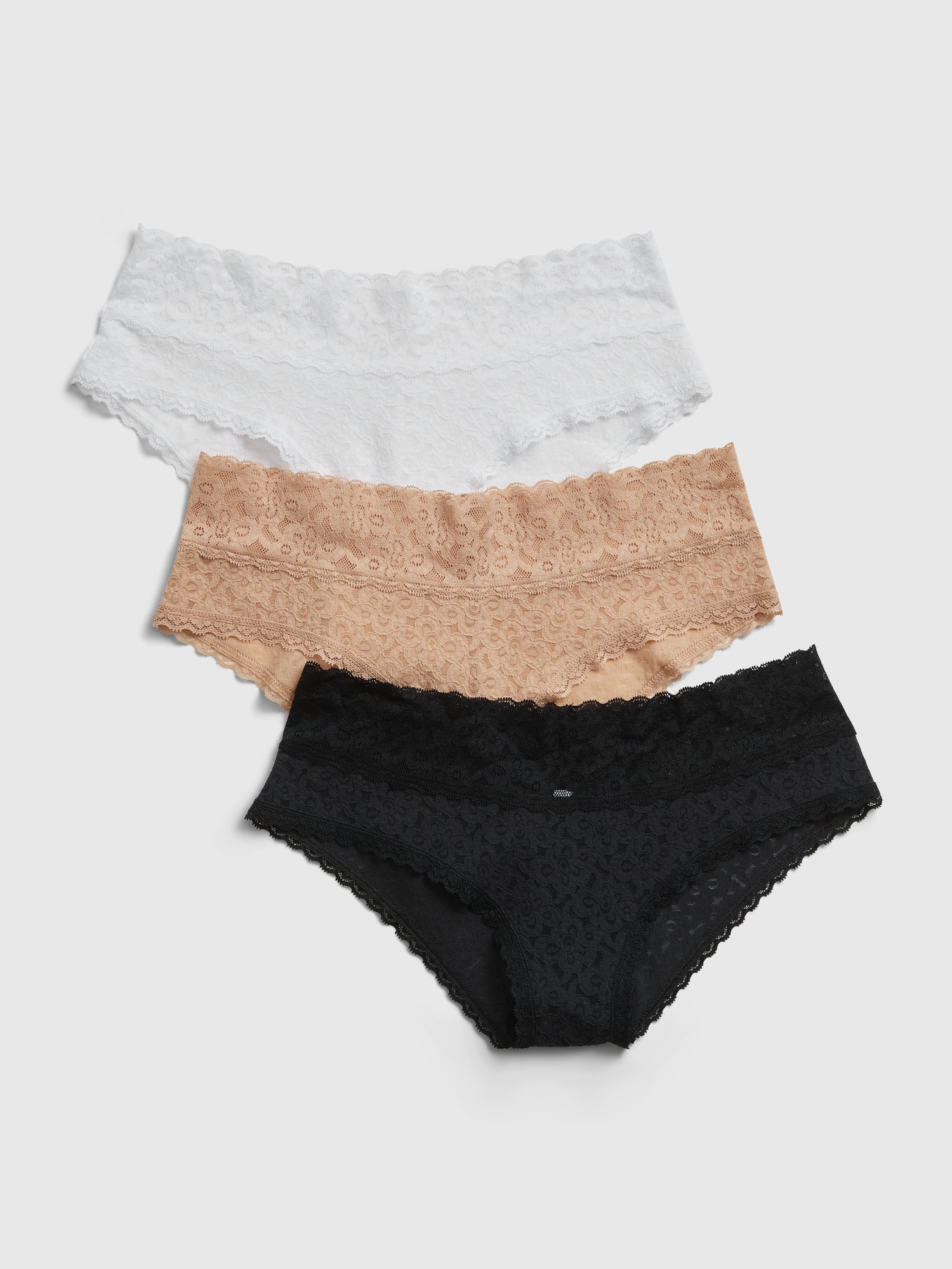 Gap Lace Cheeky (3-Pack) black. 1