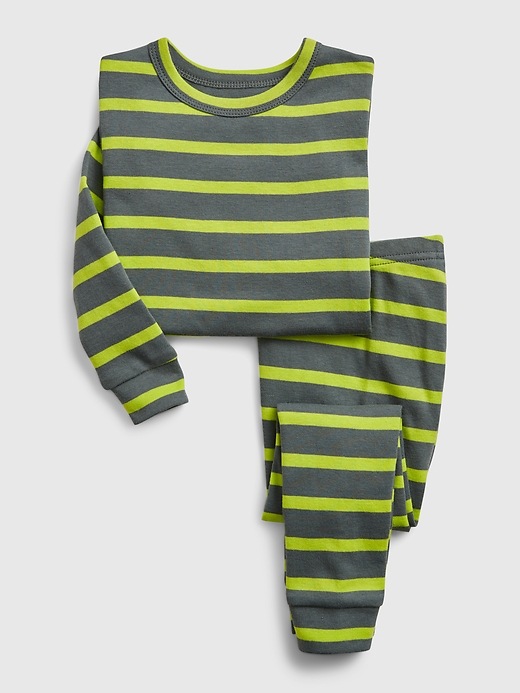 Image number 1 showing, babyGap 100% Organic Cotton Stripe PJ Set