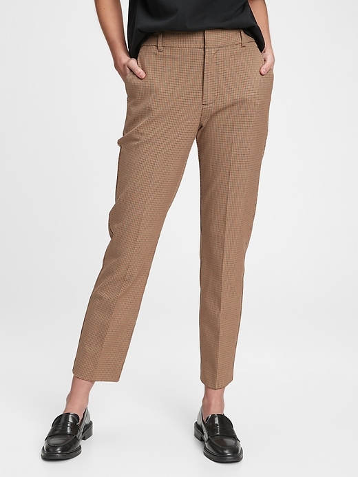 View large product image 1 of 1. High Rise Slim Ankle Pants