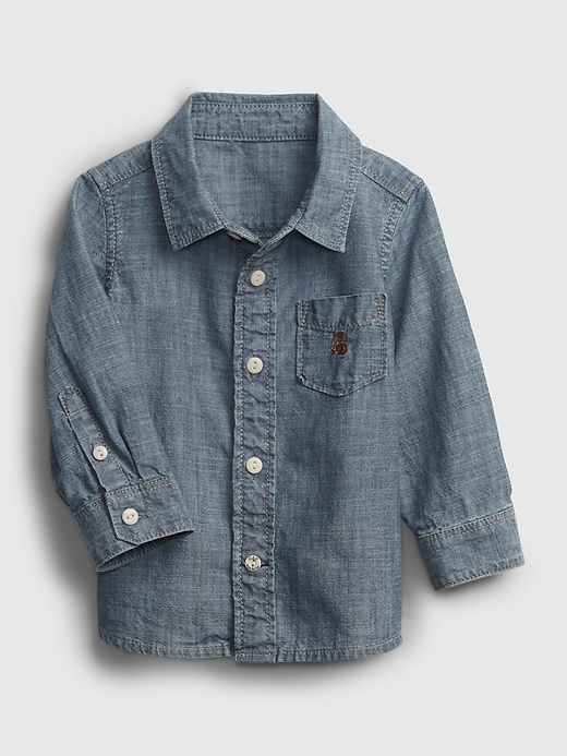 Image number 1 showing, Baby Chambray Shirt