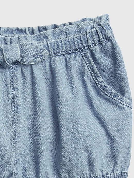 Image number 3 showing, Baby Denim Bubble Shorts