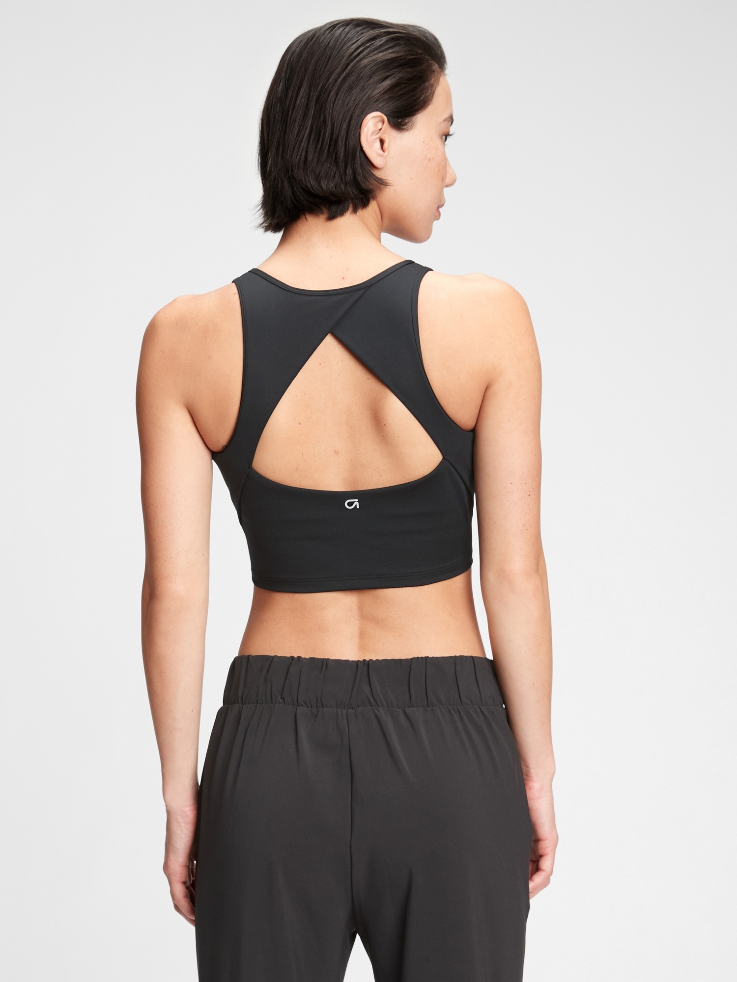 cut out sports bra