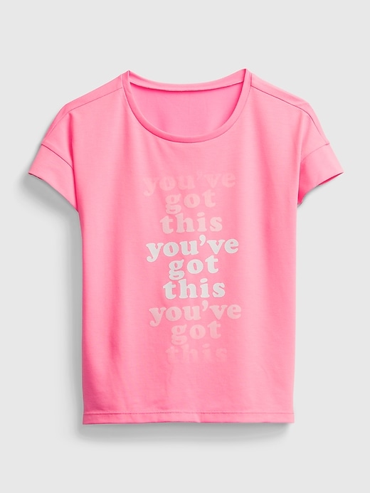 Voir une image plus grande du produit 1 de 1. T-shirt à imprimé GapFit pour Enfant