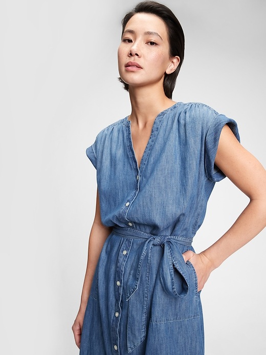 Image number 5 showing, Midi Shirtdress with Washwell&#153