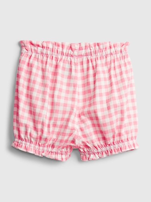 Image number 2 showing, Baby 100% Organic Cotton Mix and Match Gingham Print Pull-On Shorts