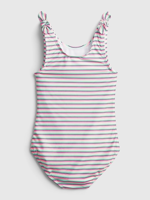 Image number 2 showing, Kids Recycled Stripe Swim One-Piece