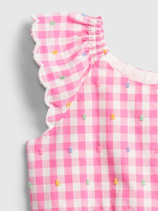 Image number 3 showing, Toddler Gingham Print Dress