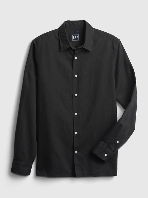Image number 6 showing, Linen-Cotton Shirt
