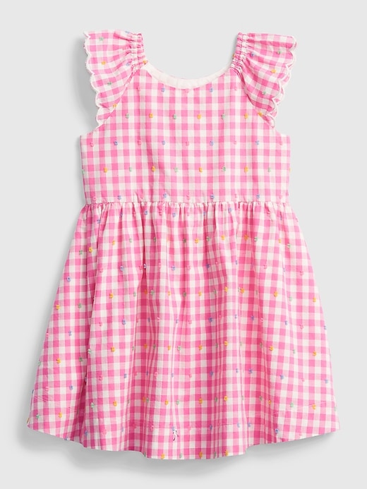 Image number 1 showing, Toddler Gingham Print Dress