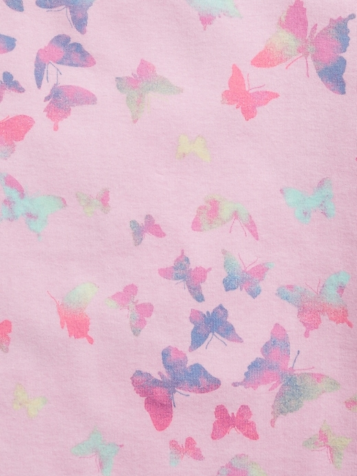 Image number 2 showing, Kids 100% Organic Cotton Butterfly PJ Set