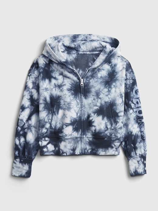 Kids Sweatshirt Gap Blue Tie Dye Sweatshirt Kids Gap Logo Hoodie