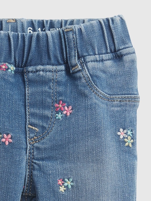 Image number 3 showing, Baby Floral Pull-On Jeggings with Stretch