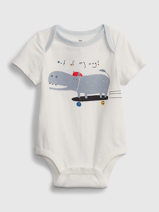 Image number 3 showing, Baby 100% Organic Cotton Mix and Match Bodysuit