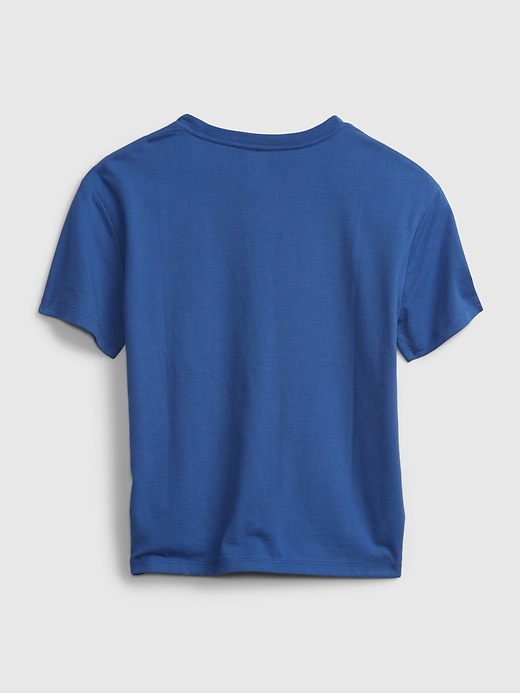L'image numéro 3 présente T-shirt surdimensionné en coton biologique à imprimé Ramones pour Adolescent