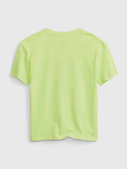 L'image numéro 3 présente T-shirt surdimensionné en coton biologique à imprimé Biggie Smalls pour Adolescent