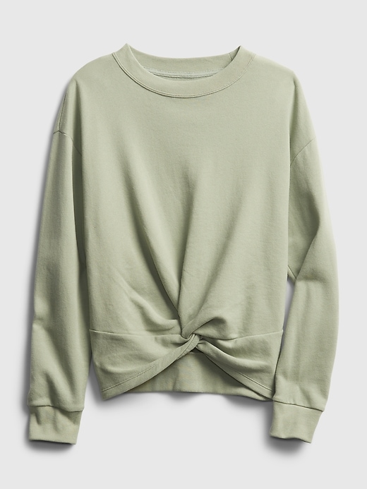 Image number 8 showing, Vintage Soft Twist-Front Crewneck Sweatshirt
