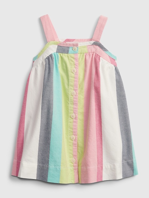 Image number 1 showing, Baby Stripe Button Dress