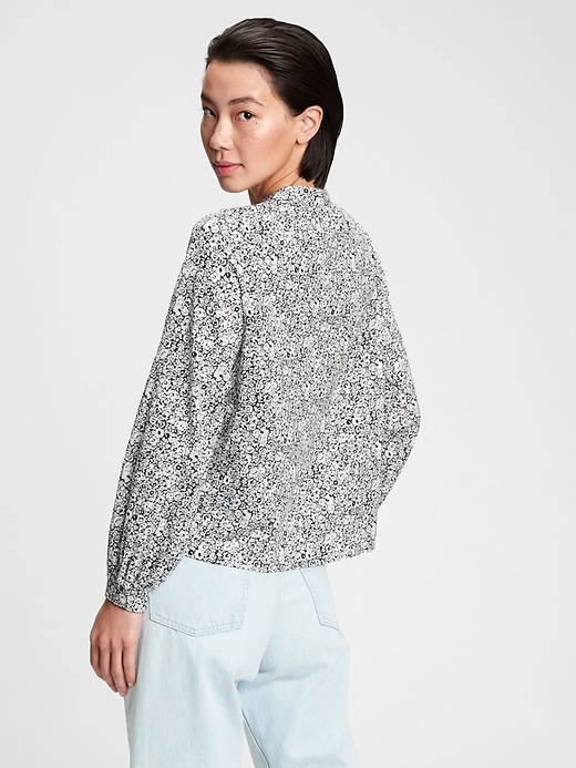 Image number 2 showing, Shirred Popover Top