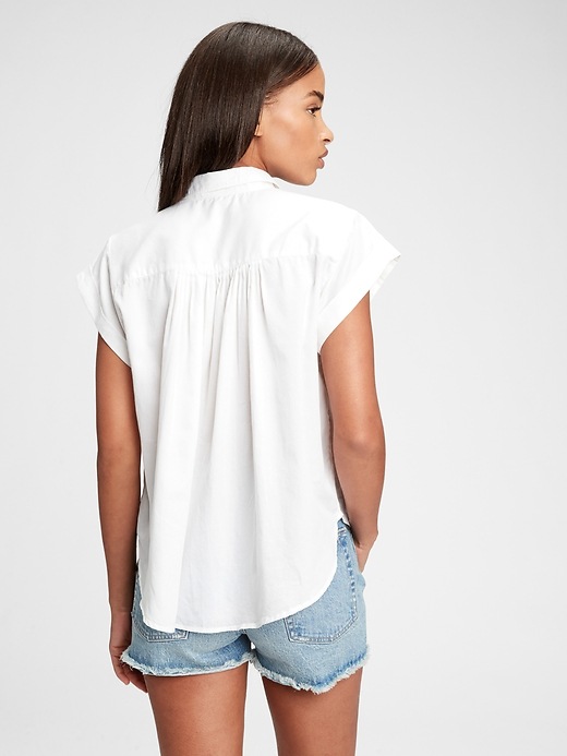 Image number 2 showing, Pleated Popover Top