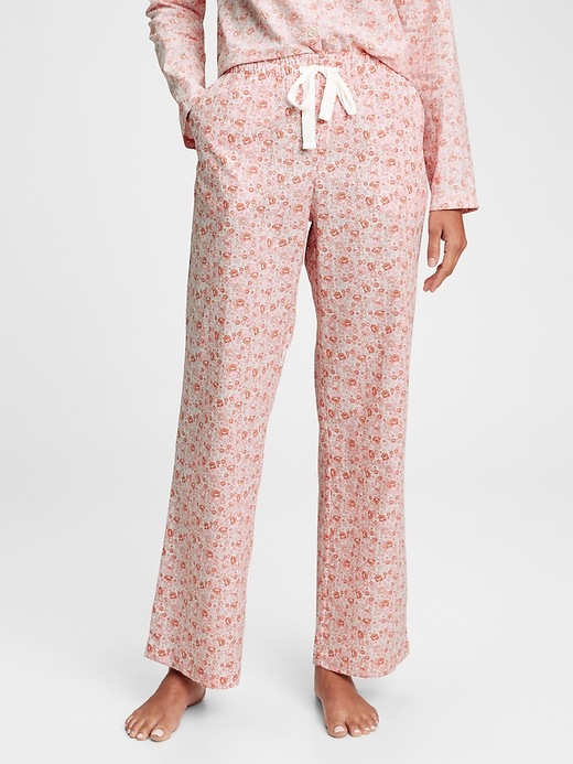L'image numéro 9 présente Pantalons de pyjama en popeline
