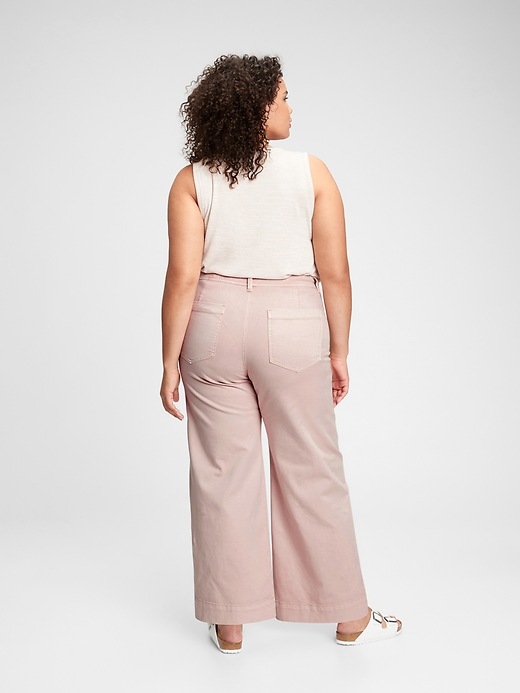 Image number 7 showing, High Rise Wide-Leg Pants With Washwell&#153