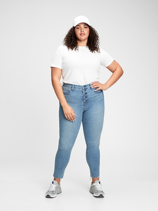 Image number 6 showing, High Rise True Skinny Jeans with Secret Smoothing Pockets
