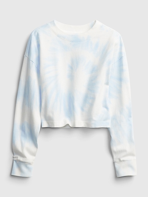Image number 3 showing, Teen 100% Organic Cotton Tie-Dye Cropped T-Shirt