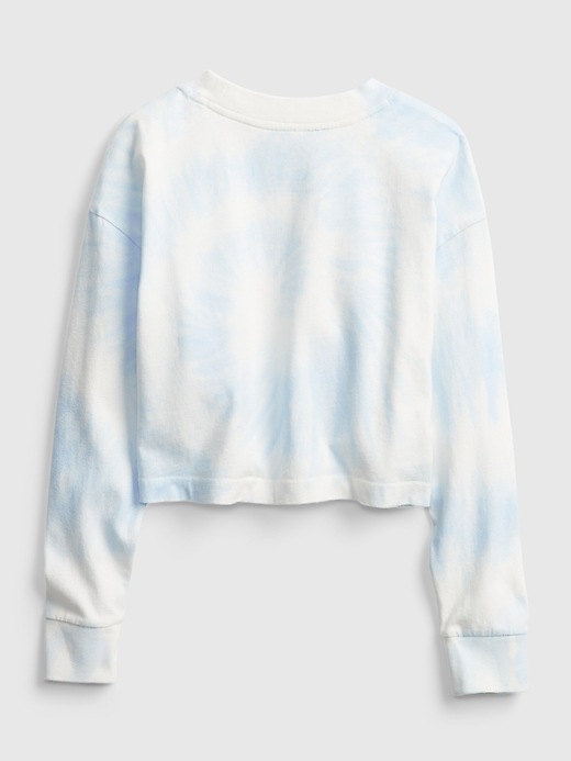 Image number 4 showing, Teen 100% Organic Cotton Tie-Dye Cropped T-Shirt