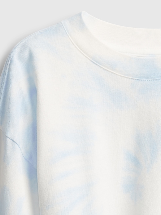 Image number 5 showing, Teen 100% Organic Cotton Tie-Dye Cropped T-Shirt
