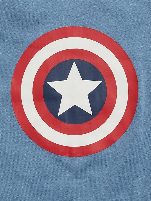 L'image numéro 2 présente Pyjama en coton biologique babyGap à motif Capitaine America de Marvel